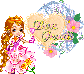 Gif animé Bon jeudi fille